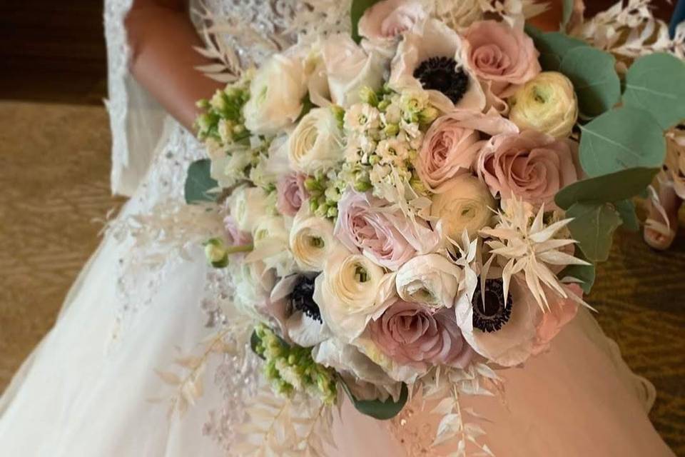 Bouquet da sposa country chic