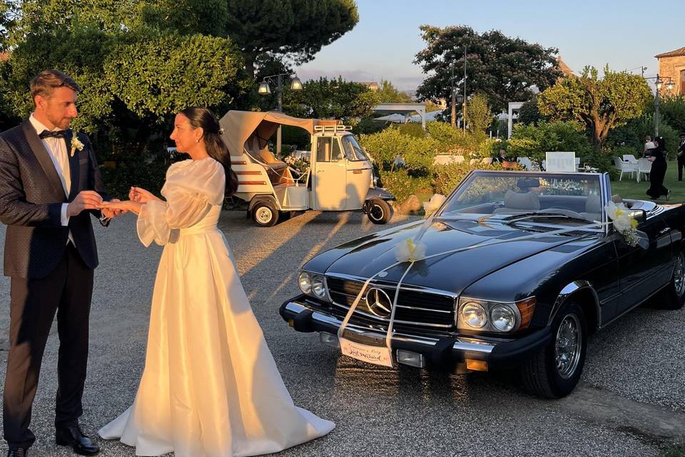 Mercedes e ape calessino