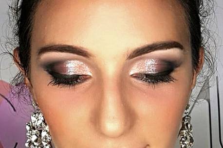 Trucco sposa in marroni rosati