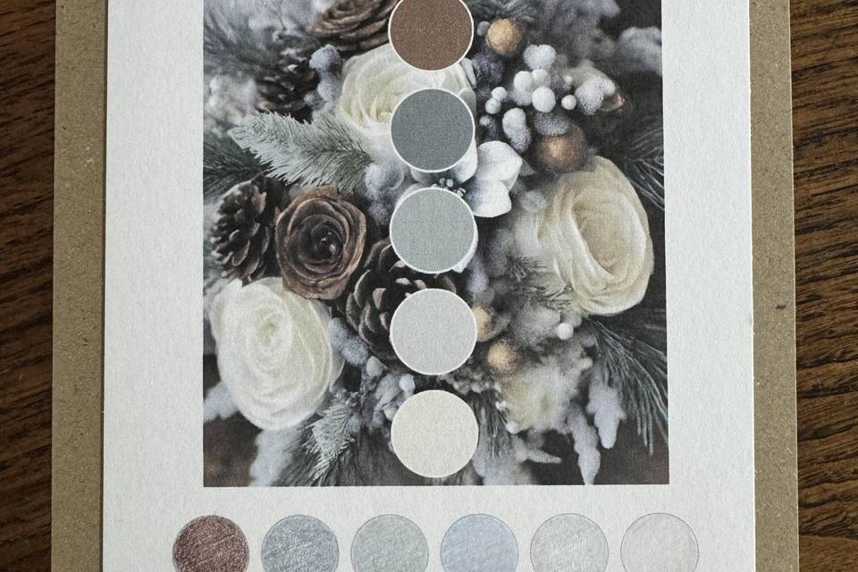 Palette colori inverno