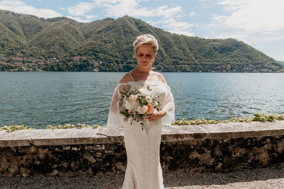 Sposa lago di como