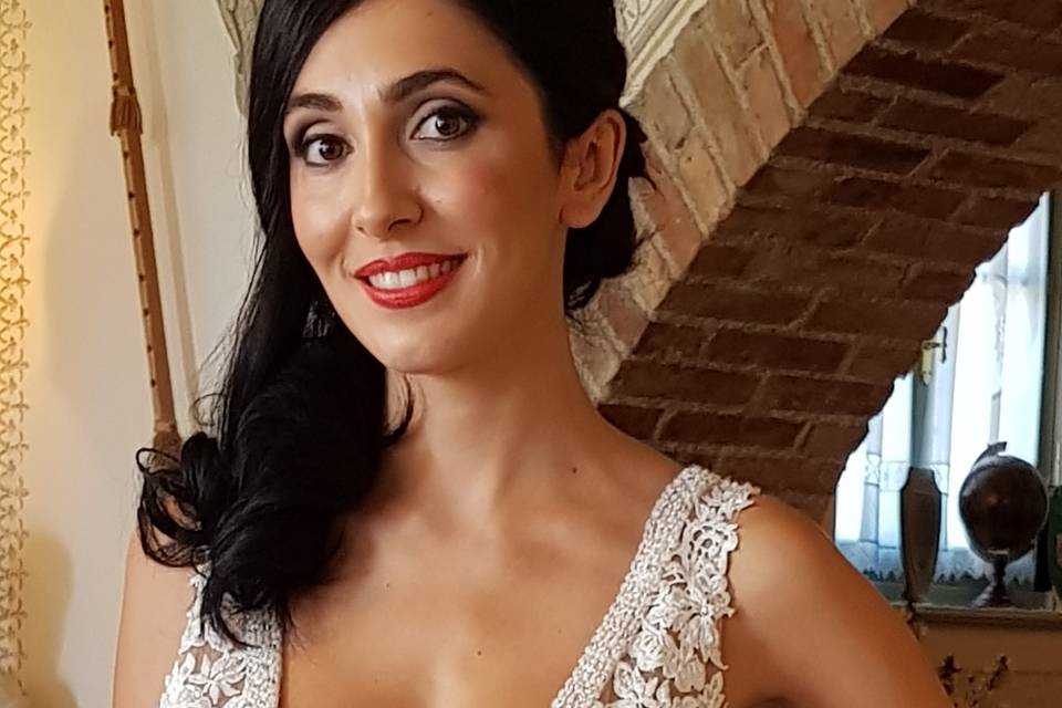 Prima dopo trucco sposa