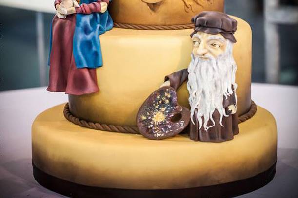 Leonardo da Vinci cake