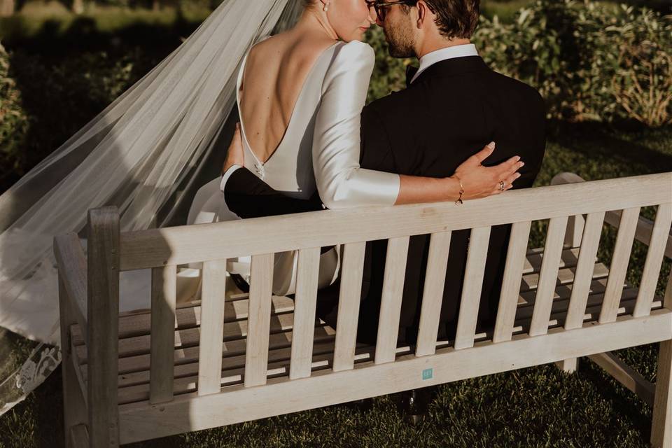 Newlywedds in chianti