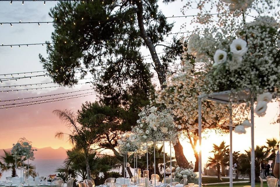 Cena in giardino