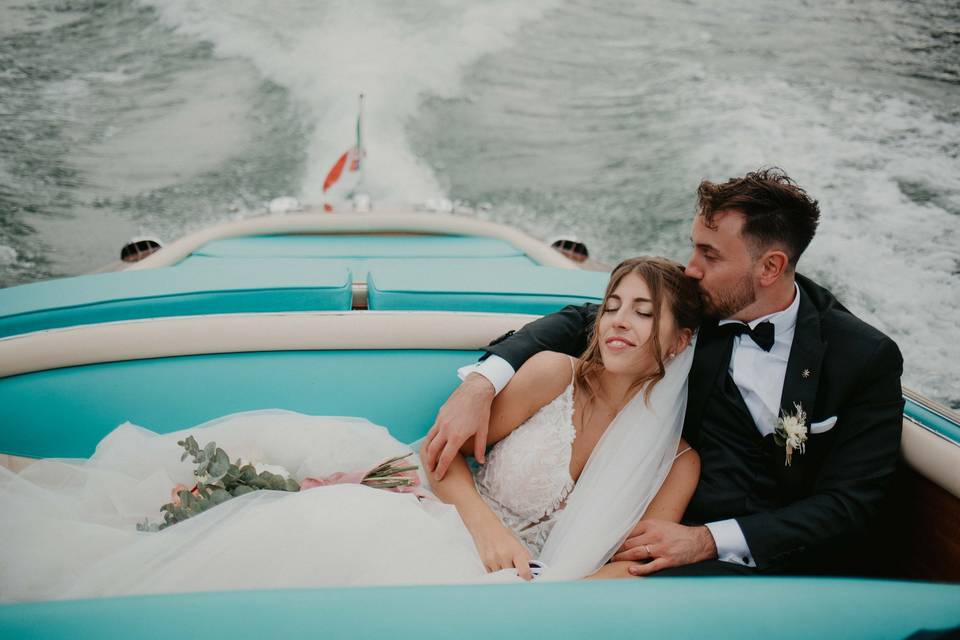 Sposi in barca