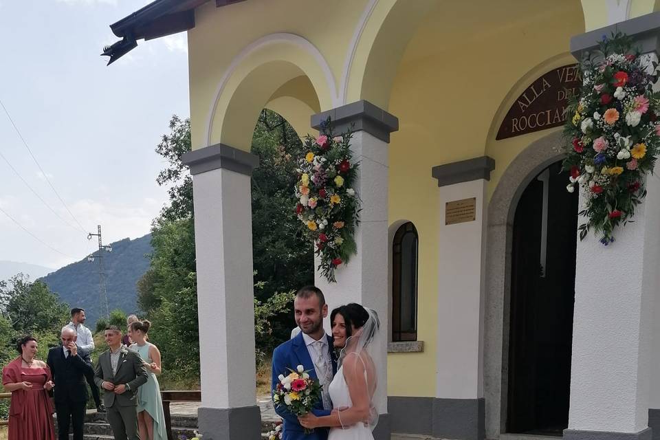 Camilla e Andrea sposi