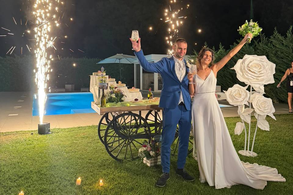 Camilla e Andrea sposi