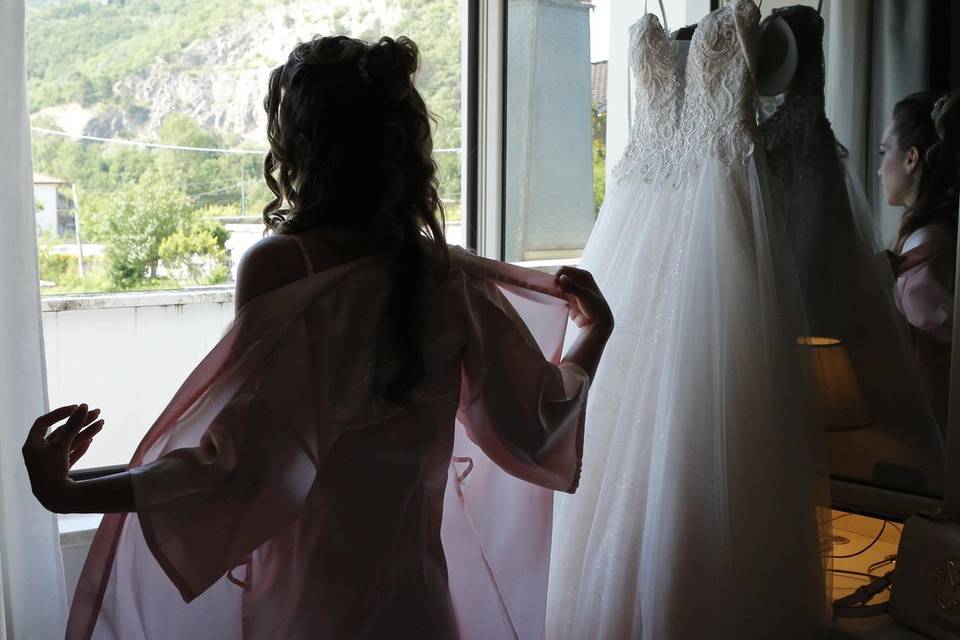 Preparazione sposa