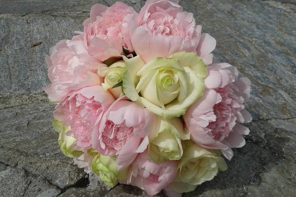 Bouquet peonie rose