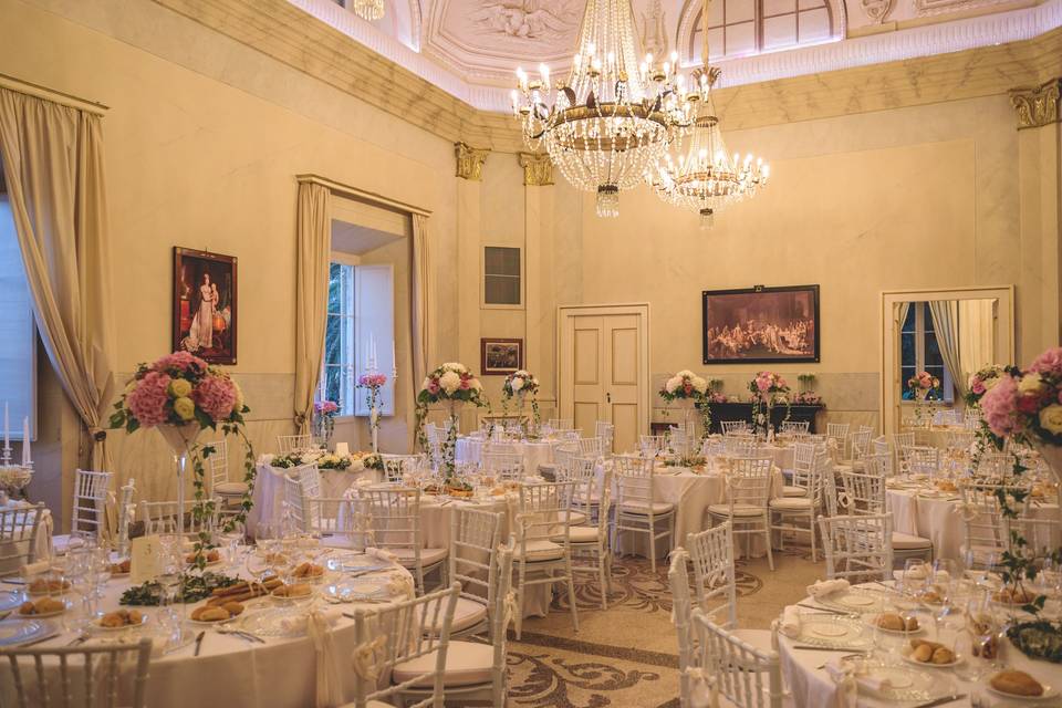 Villa Bonaparte: la sala