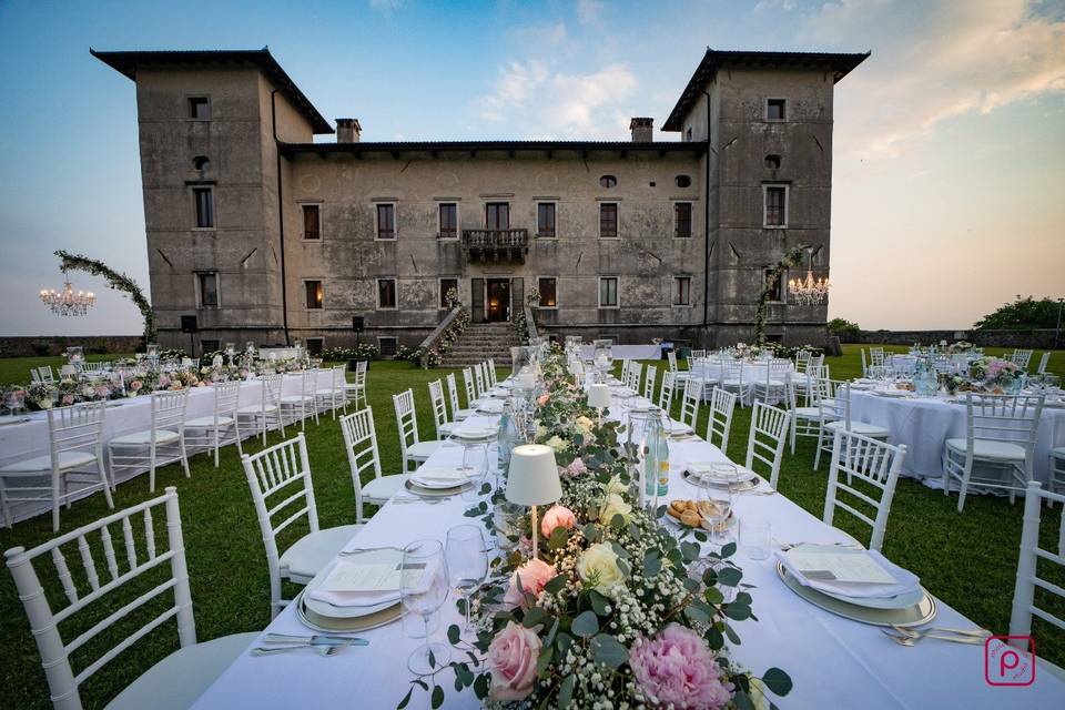 Allestimento esterno cena