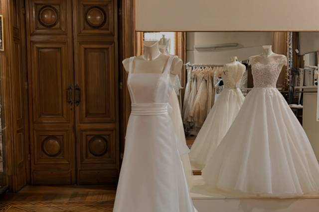 Arrigoni Bridal Dress Designers Crema