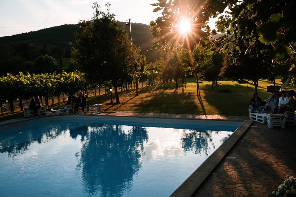 Aperitivo bordo piscina
