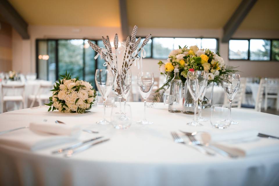 Allestimento tavolo matrimonio