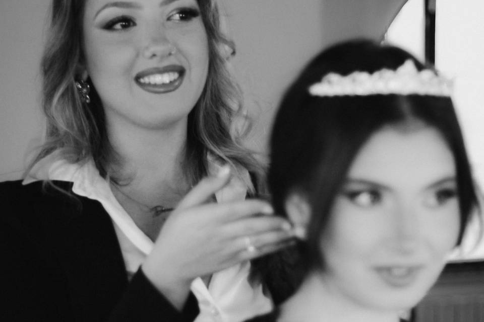 Preparazione look sposa