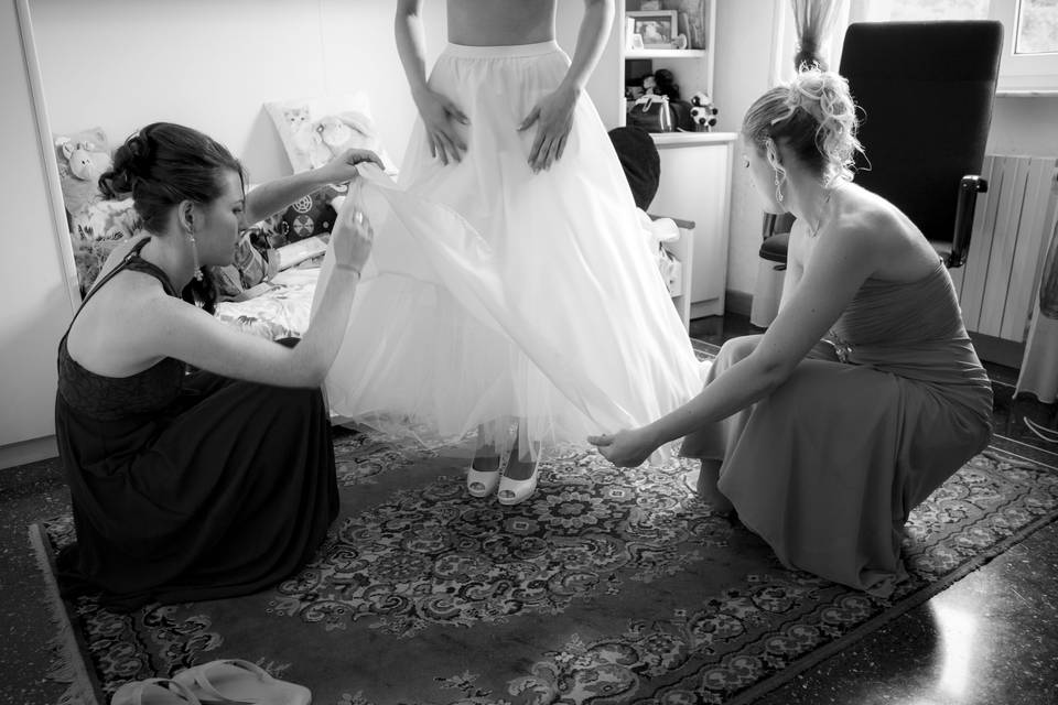 Sposa preparazione