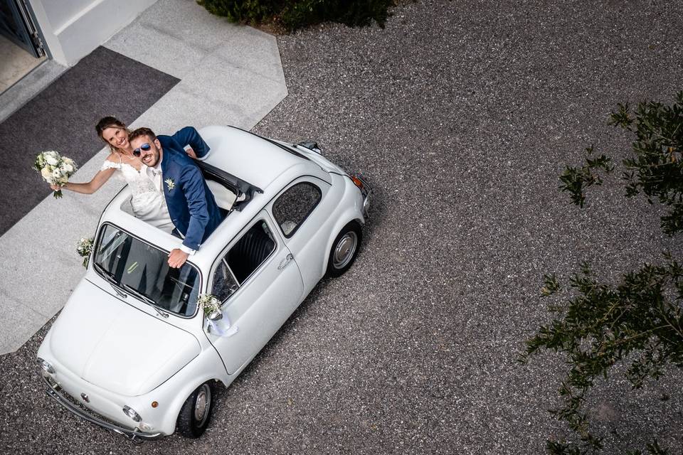 Wedding auto drone