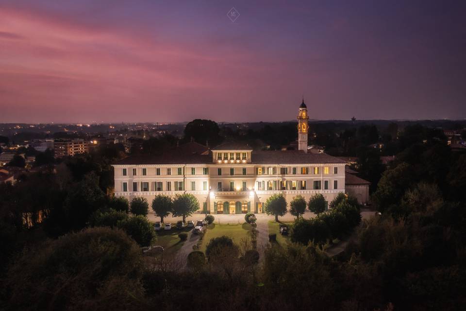 Wedding location drone