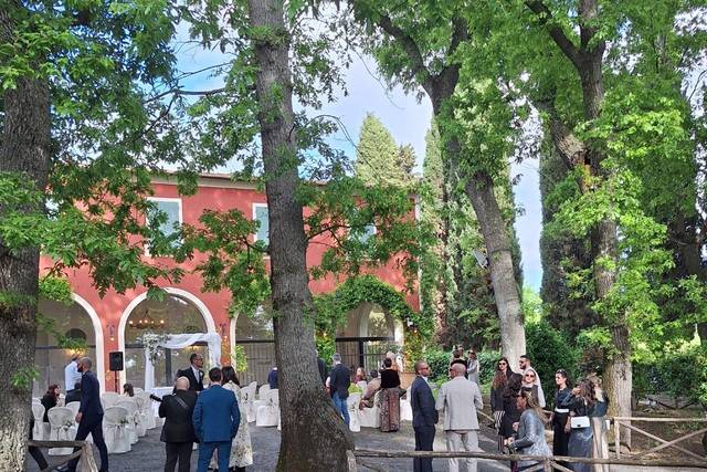 La villa fa da cornice