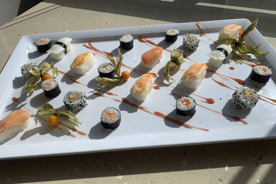 Aperitivo con sushi