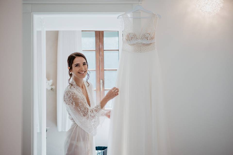 La sposa e il suo vestito