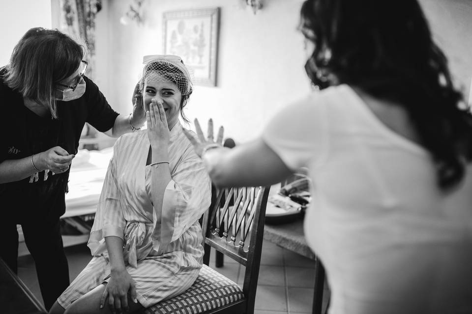 Preparazione sposa