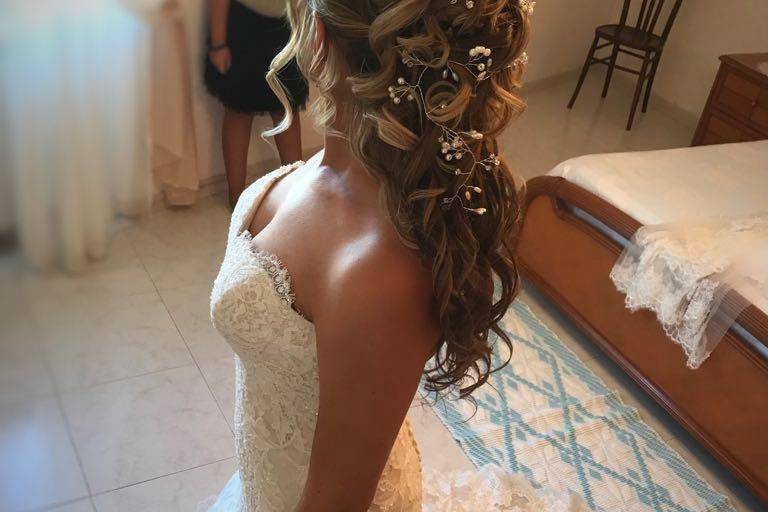 Semiraccolto sposa