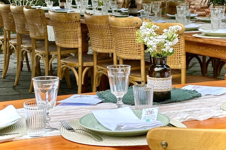 Allestimento all’aperto
