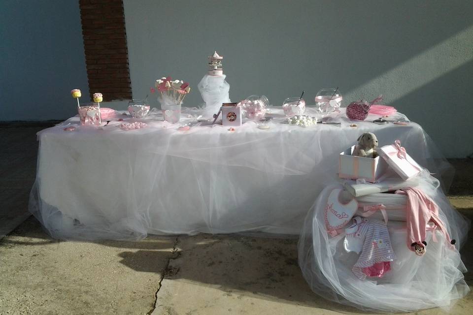 Sweet table battesimo