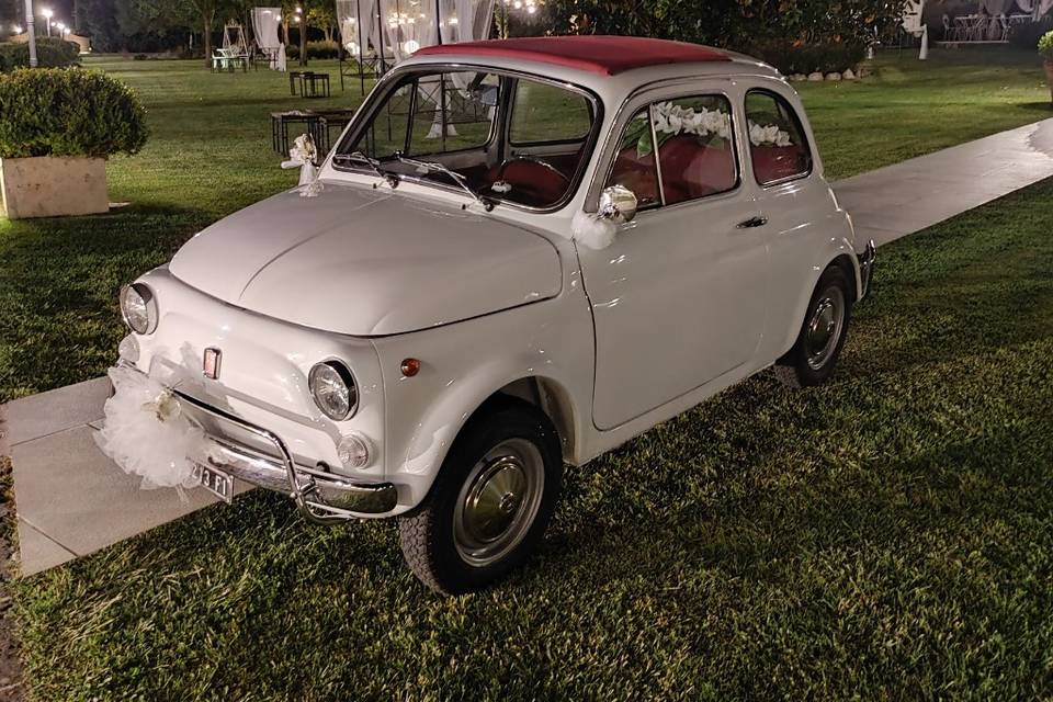 Matrimonio in Fiat 500 Vintage