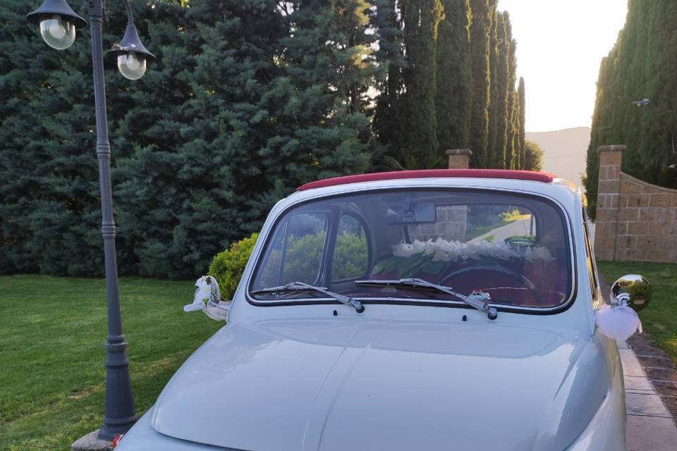 Matrimonio in Fiat 500 Vintage