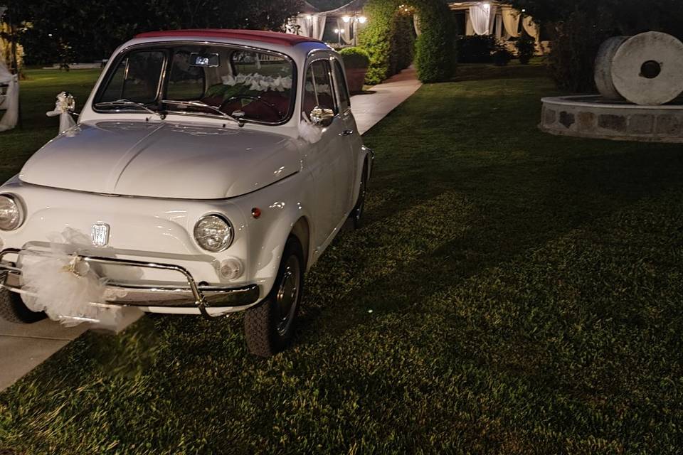 Matrimonio in Fiat 500 Vintage