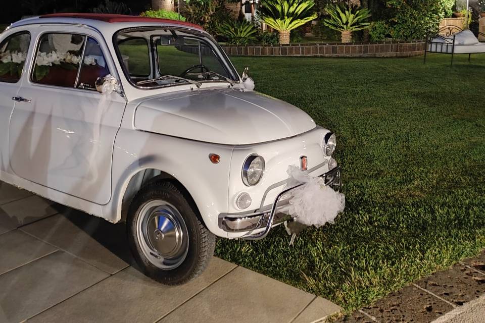 Matrimonio in Fiat 500 Vintage