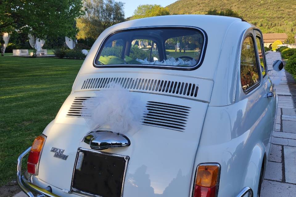 Matrimonio in Fiat 500 Vintage