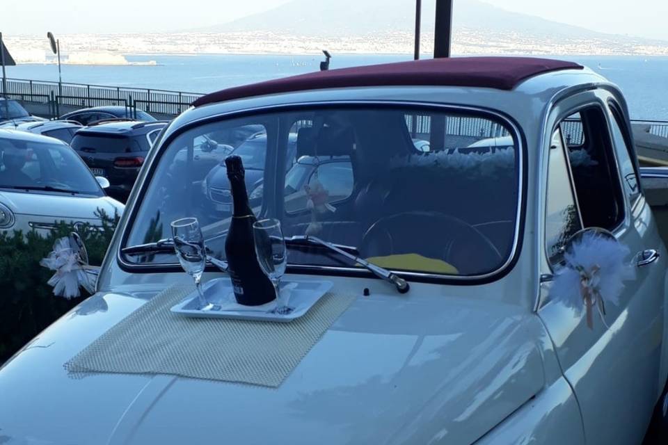 Matrimonio in Fiat 500