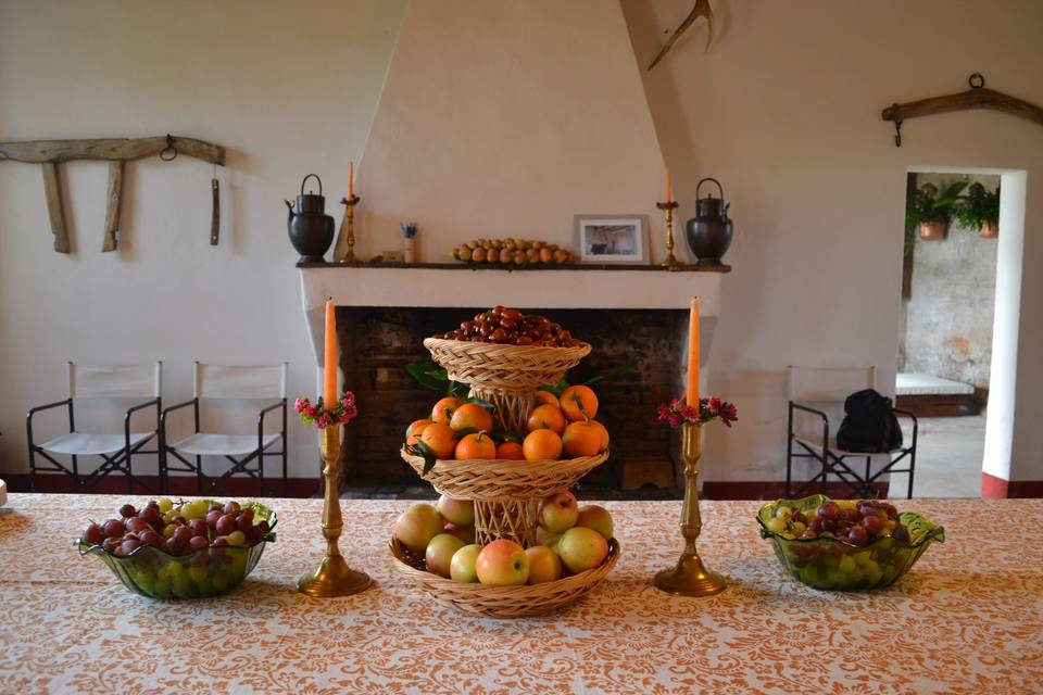 Sala con camino/Fireplace Room