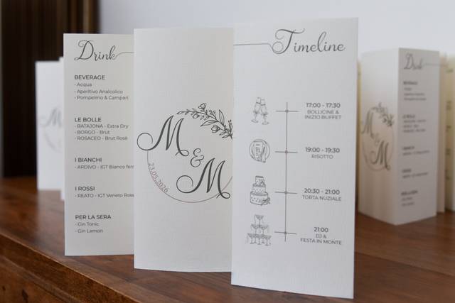 Menù con Timeline