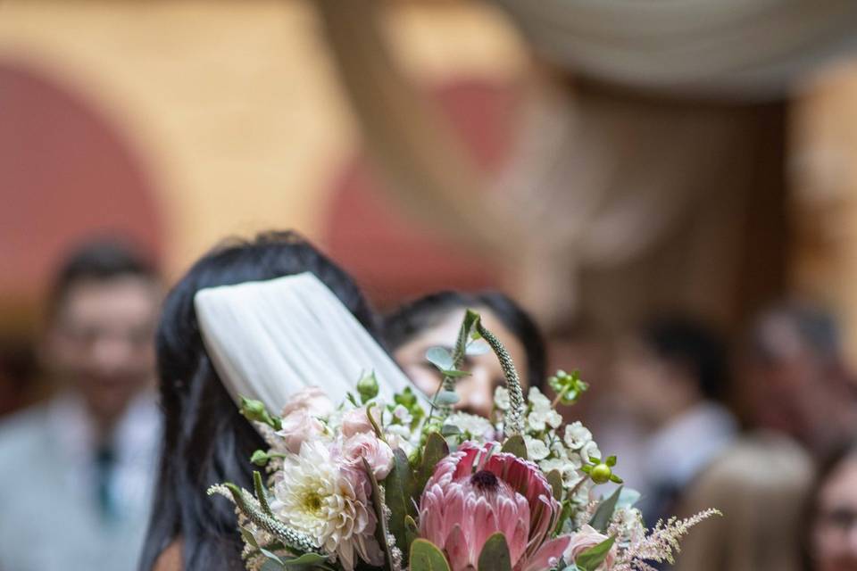 Bouquet sposa protea