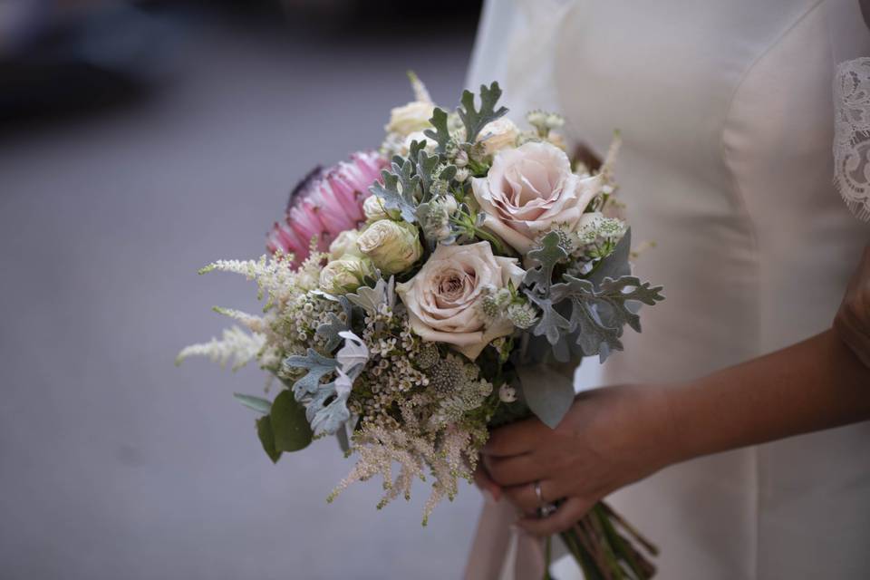 Bouquet protea