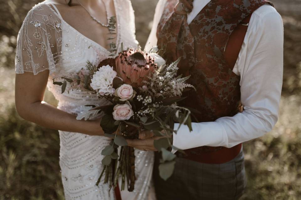 Protea bouquet