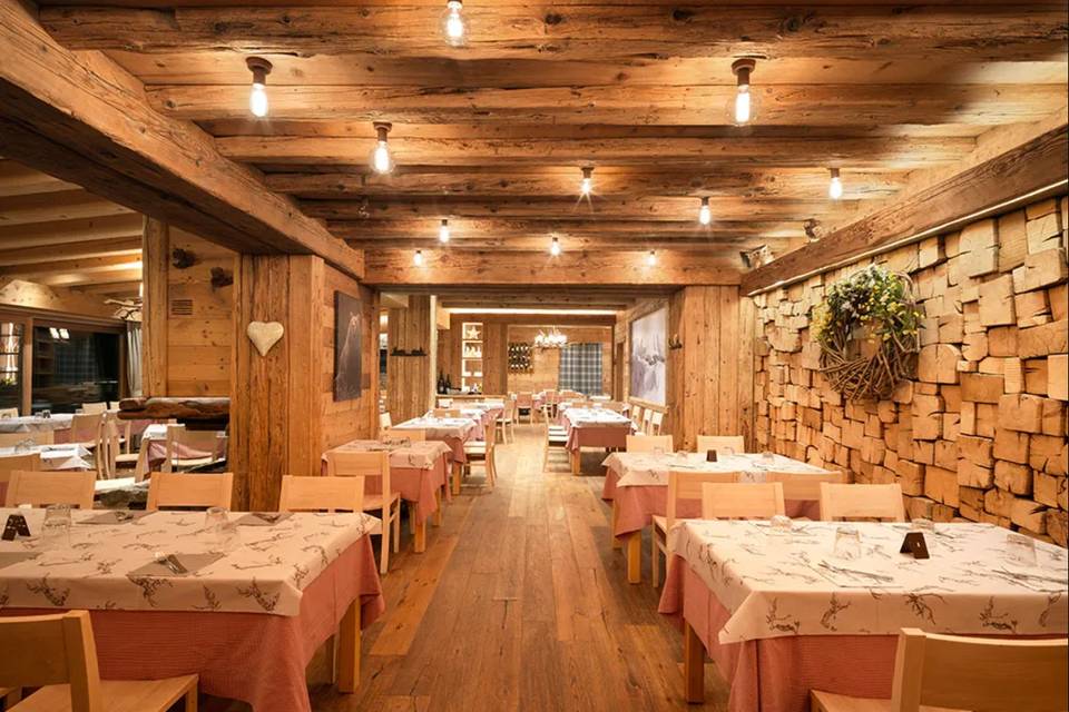 Particolare sala ristorante