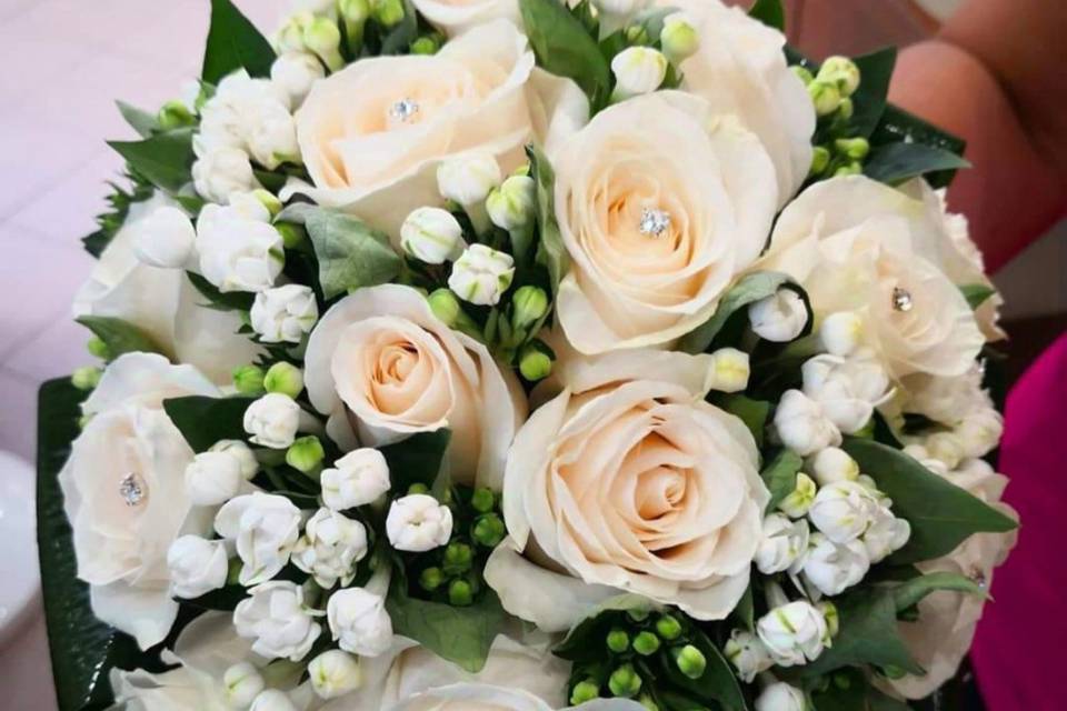 Bouquet sposa boaria rose