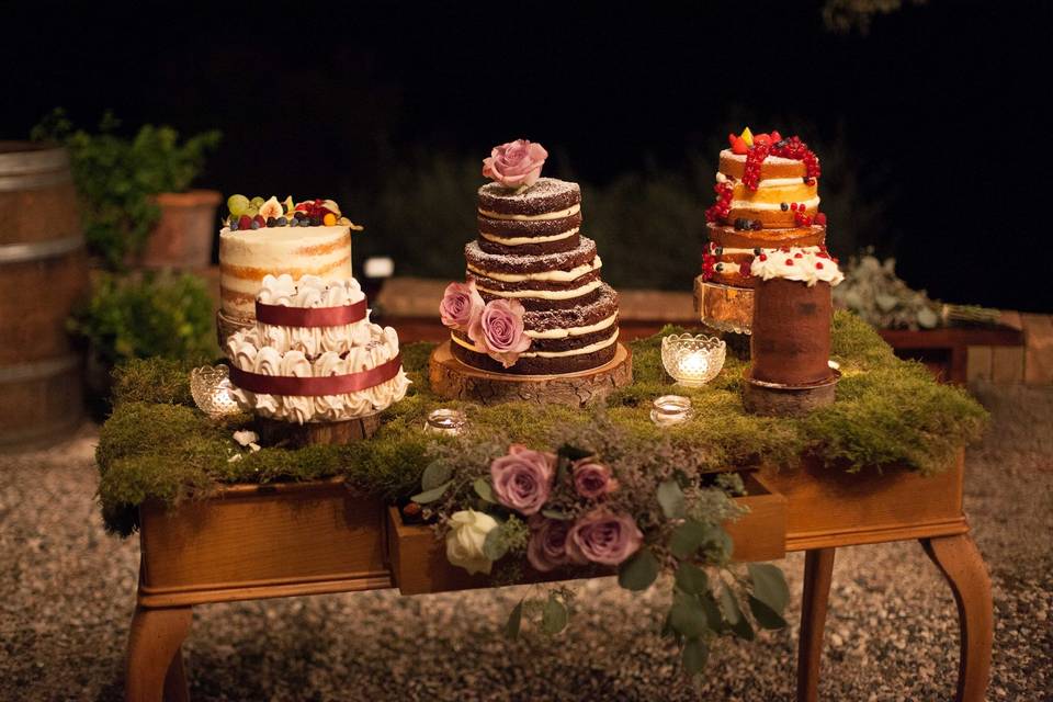 Boho Wedding Cakes