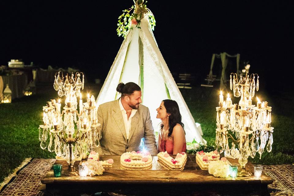 Boho Wedding Cake