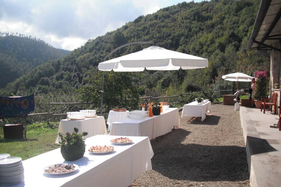 Buffet di benvenuto