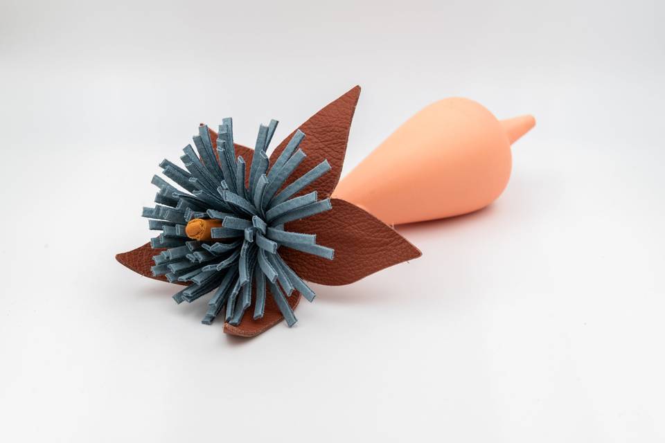 Fiore Tessile Rosa