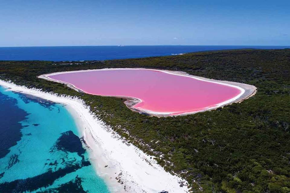 Laghi rosa-Australia