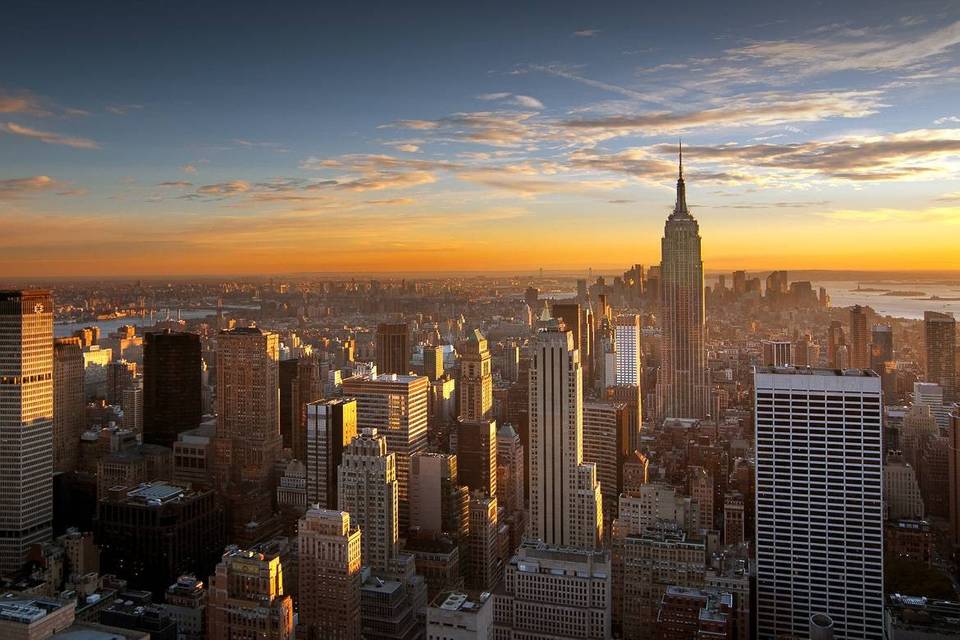 New York al tramonto