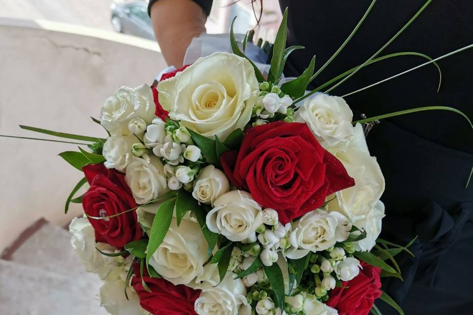 Bouquet da sposa a goccia